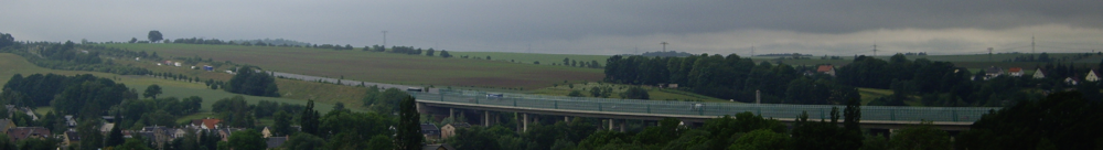 Autobahn-A4-Brücke über die Pleiße in Frankenhausen