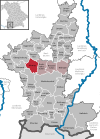 Lage der Gemeinde Aitrang im Landkreis Ostallgäu