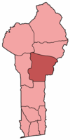 Karte Erzbistum Parakou