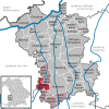 Lage der Gemeinde Breitenthal im Landkreis Günzburg