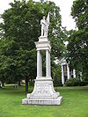 Civil War Memorial at Monument Park Greenwich NY Aug 09.jpg