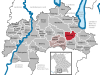 Lage der Gemeinde Eberfing im Landkreis Weilheim-Schongau