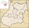 Lage von Damolândia in Goiás