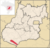 Lage von Itarumã (Goiás)