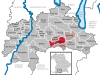 Lage der Gemeinde Huglfing im Landkreis Weilheim-Schongau