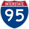Straßenschild „Interstate 95“
