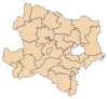 Lage des politischen Bezirks Krems