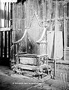 Krönungsstuhl zu Westminster Abbey mit den Stone of Scone (bis 1996)