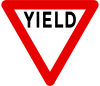 Mandatory road sign yield.svg