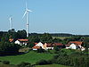 Windkraftanlagen bei dem Weiler Menhofen