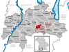 Lage der Gemeinde Oberhausen im Landkreis Weilheim-Schongau