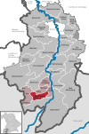 Lage der Gemeinde Obermaiselstein im Landkreis Oberallgäu