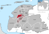 Lage der Gemeinde Osteel im Landkreis Aurich
