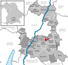 Lage der Gemeinde Ottobrunn im Landkreis München
