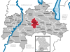 Lage der Marktgemeinde Peißenberg im Landkreis Weilheim-Schongau