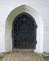 Burgstall Roggenstein – Portal der gotischen Kapelle (um 1400)