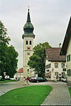 Kirchturm der Rottenbucher Klosterkirche