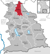 Lage der Gemeinde Valley im Landkreis Miesbach