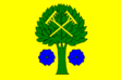 Flagge mit Wappen von Hrabůvka