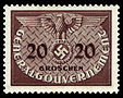 Generalgouvernement 1940 D5 Dienstmarke.jpg