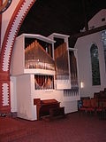 2007-10 Weißensee Pfarrkirche innen4 Sauer-Orgel AMA fec.jpg