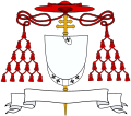 Wappen eines Erzbischofs und Metropoliten, der die Kardinalswürde hat.