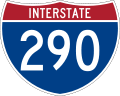 Straßenschild „Interstate 290“