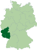 Gebiet der Regionalliga Südwest