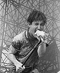 Trent Reznor auf dem Lollapalooza 1991