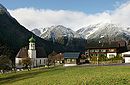 Kirchdorf der Gemeinde Sankt Gallenkirch