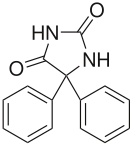 Struktur von Phenytoin