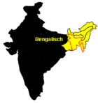 Verbreitungsgebiet von Bengalisch