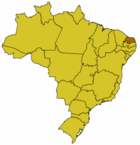 Lagekarte für Rio Grande do Norte