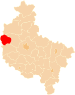 Karte des Powiat Międzychodzki