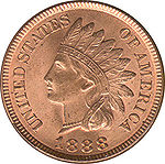 Indian Head Cent, Vorderseite