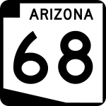 Straßenschild der Arizona State Route 68