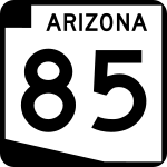 Straßenschild der Arizona State Route 85