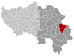 Bütgenbach Liège Belgium Map.png