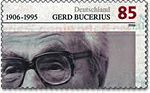 Sonderbriefmarke zum 100. Geburtstag von Gerd Bucerius