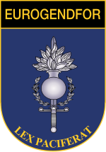 Coat of Arms of the European Gendarmerie Force.svg