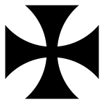 Hoheitszeichen 1914–1918: Griechisches Kreuz, schwarz auf weiß, ähnlich Eisernes Kreuz