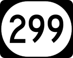 Straßenschild der Delaware State Route 299