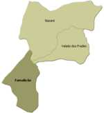 Lage der Gemeinde Famalicão im Kreis