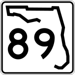 Straßenschild der Florida State Route 89