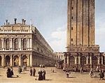 Giovanni Antonio Canaletto - Teilansicht der Piazza San Marco in Venedig.jpg