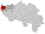 Hannut Liège Belgium Map.png