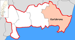 Lage der Gemeinde Karlskrona