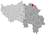 Kelmis Liège Belgium Map.png