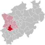 Der Rhein-Kreis Neuss in Nordrhein-Westfalen