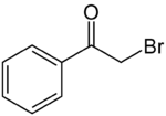 Strukturformel Bromacetophenon
